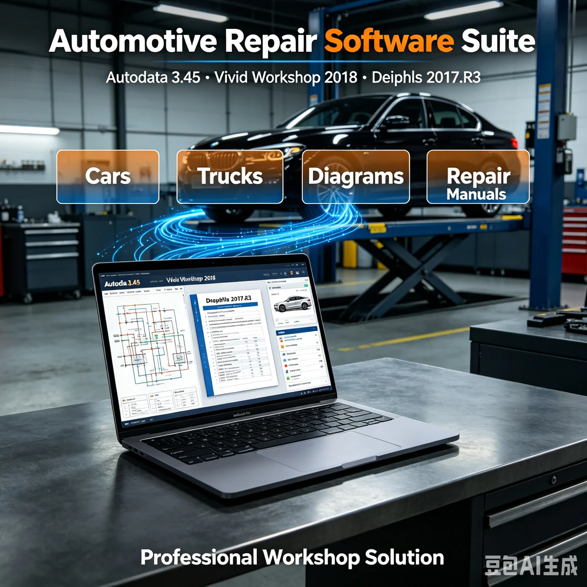 Autodata 3.45 Vivid Workshop 2018 Automotive Repair Software Atris-Technik Deiphls 2017.R3 with Keygen for Cars & Trucks 0 sold