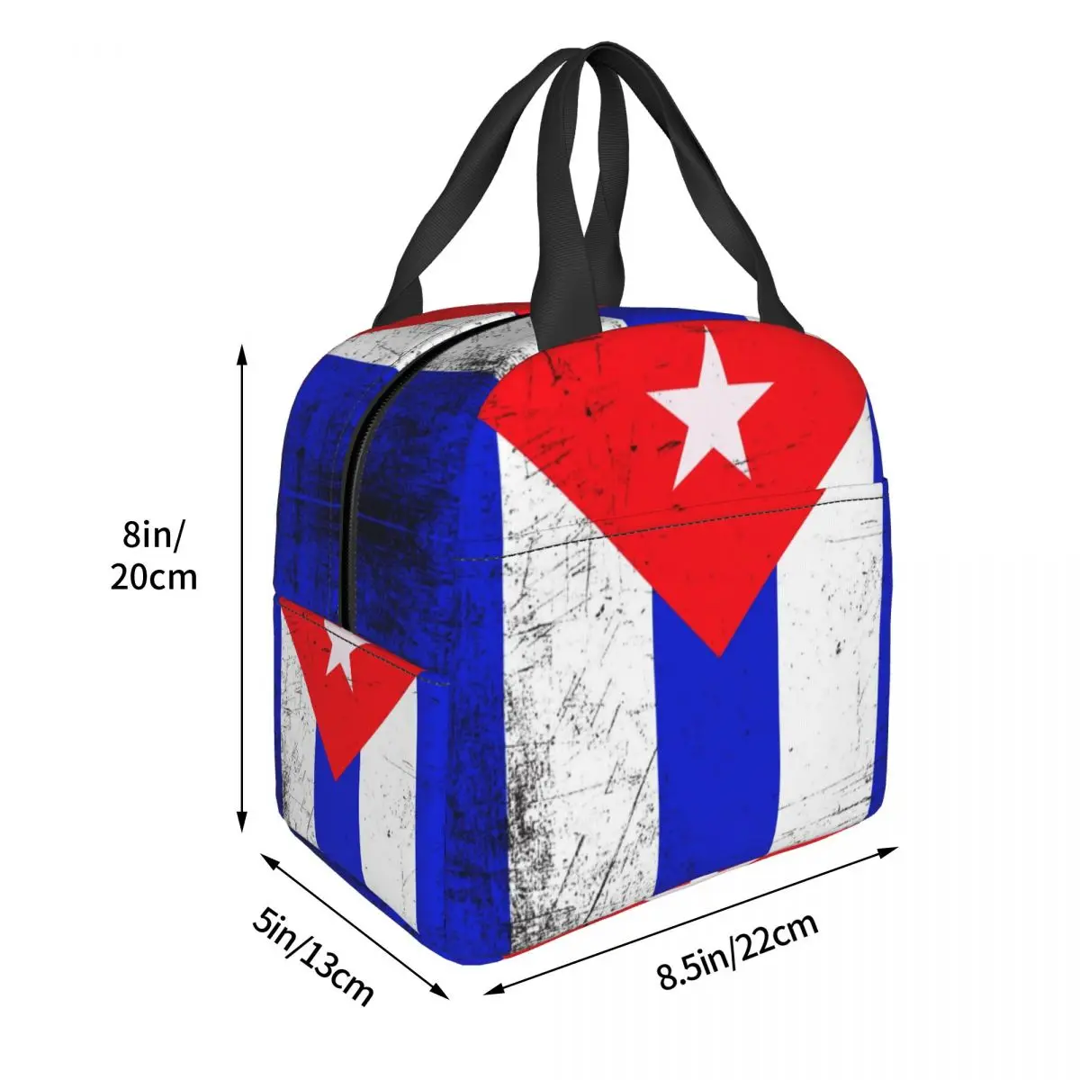 مخصص خمر كوبا العلم علب الاغذية للنساء مانعة للتسرب الكوبي فخور الحرارية برودة الغذاء معزول حقيبة الغداء طالب المدرسة