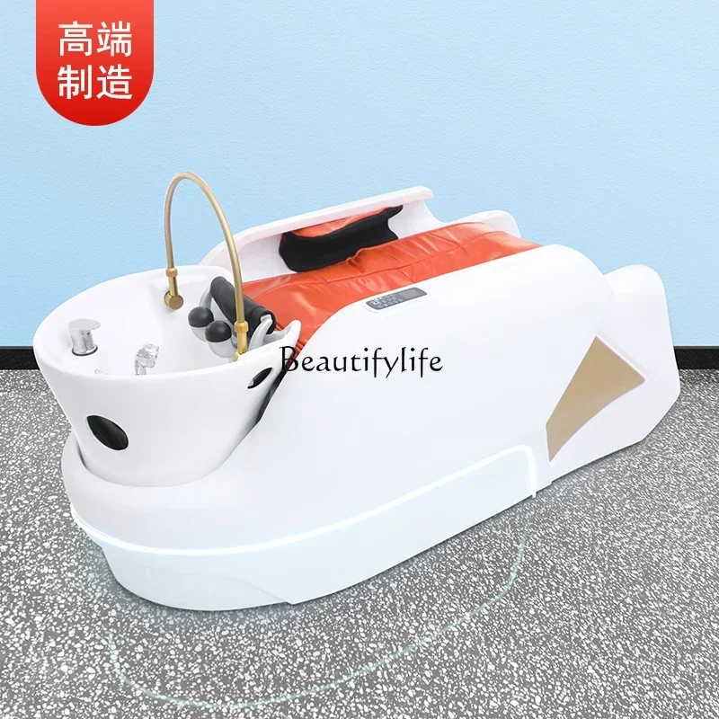 Multi-Function Electric Intelligent Massage Shampoo Bed Lying Flat Hair Salon Automatic Head Therapy Massage Couch