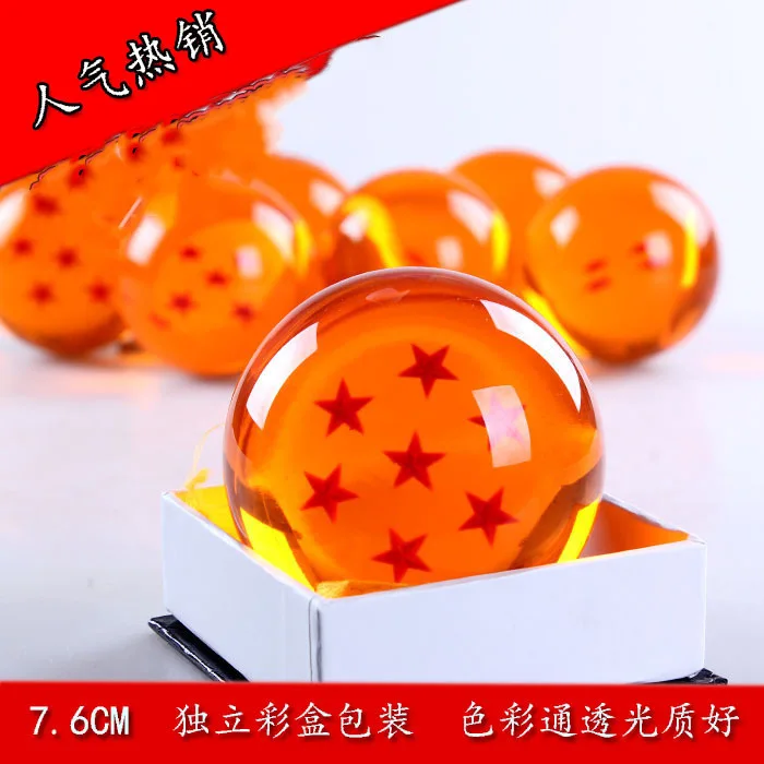 Dragon Ball Seven Star Ball Desire sphere Make a wish Animation derivatives Doll Gifts Toy Model Anime Collect Ornaments