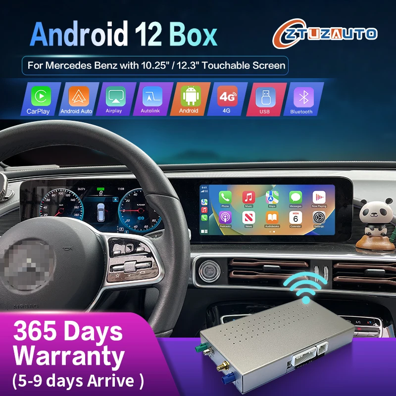 Wireless CarPlay For Mercedes NTG6.0 Android Auto W118 A180 A200 A45 A63 GLA CLA W176 B200 B180 W117 W213 W206 W222 MBUX 