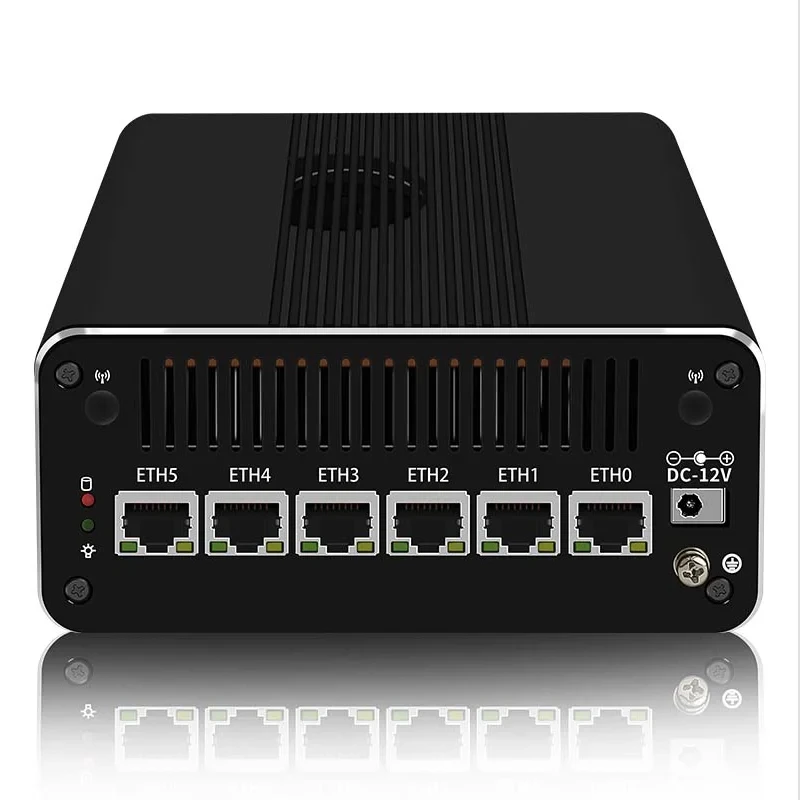 6x i226-V 2.5G 13th Gen Firewall Router Intel i7 1355U i5 1335U i3 1315U U300  2*NVMe 2*SATA Firewall Appliance Mini PC Proxmox