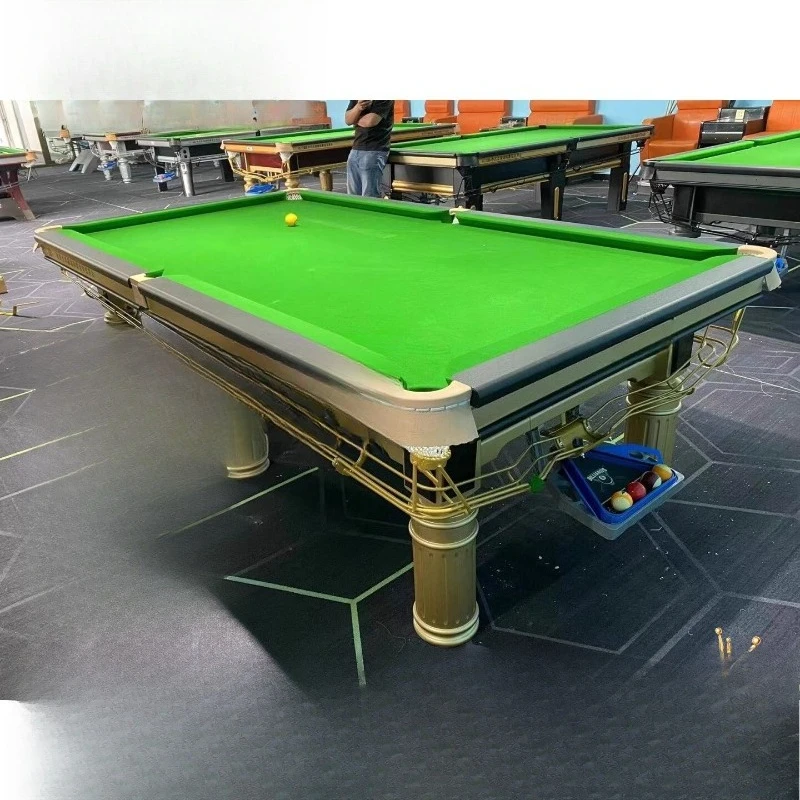 

Billiards table Standard commercial Chinese black eight billiard room Adult table with hall
