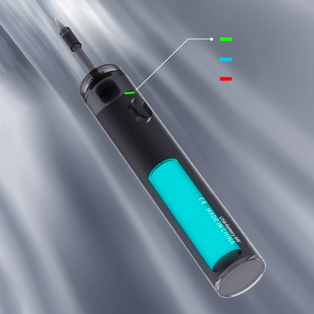 USB Rechargeable Soldering Iron Kit with Custom Temperature Control for Convenient Use on Delicate and Robust Materials