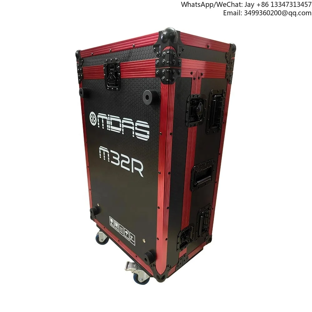 

Customized M32R Live Digital Mixer Flight Case Normal Version With Wheels Pa System Music Equipment Flight Case