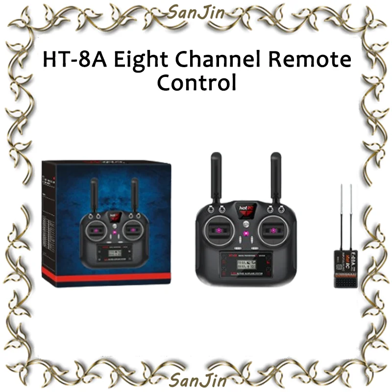 Hotrc Ht-8a 8-way Remote Control Has A Wide Range Of Applications Beautiful Appearance And Complete Functions