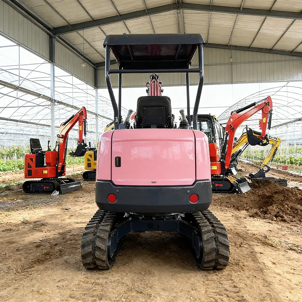 

Reliable 1 Ton Mini Excavator Hydraulic Crawler Bagger Micro Digger Tracked Hoe For General Land Clearing Site Preparation