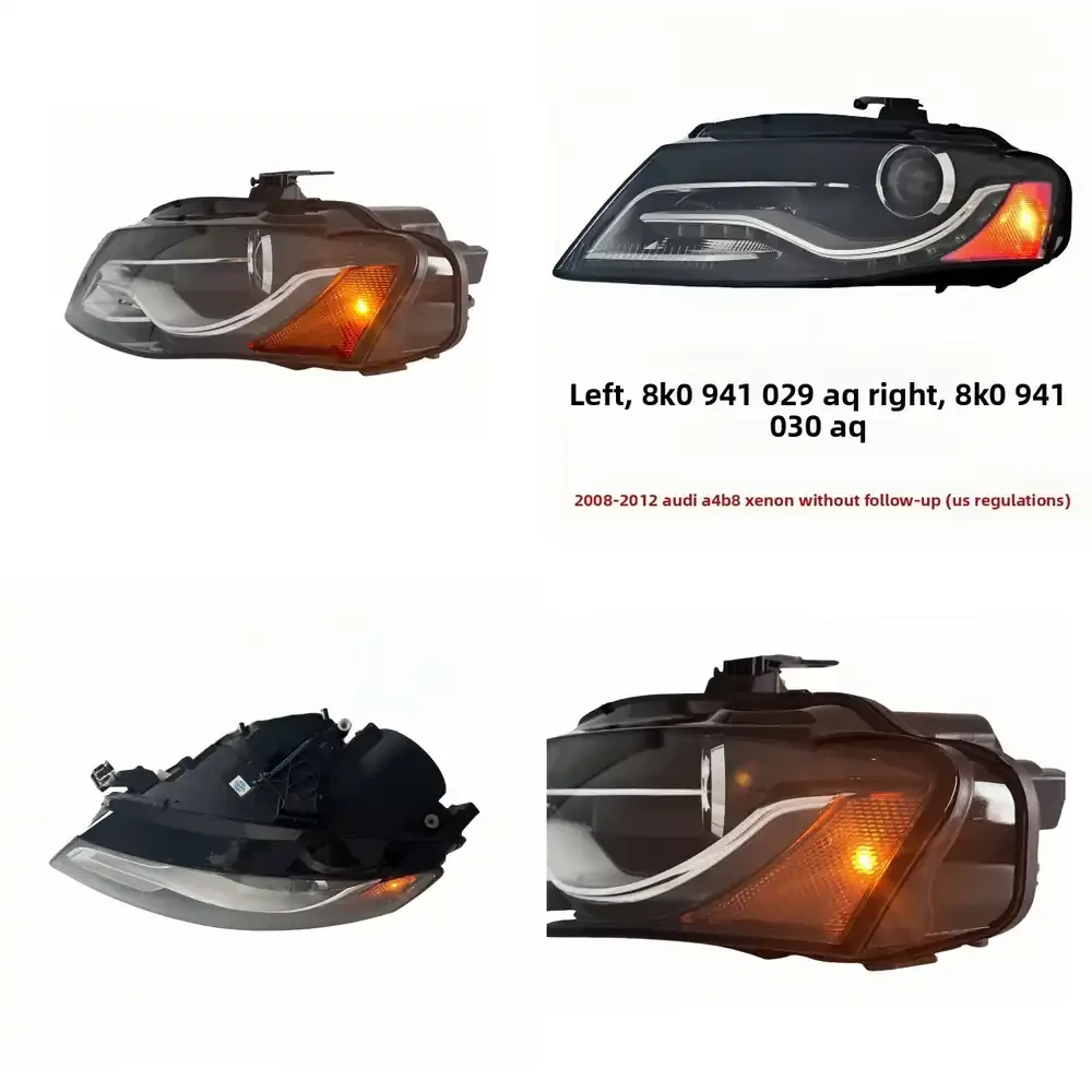 For 2009/2010/2011/2012 Model Year OLIVER A4 B8 US Version US Spec Xenon Headlight Assembly