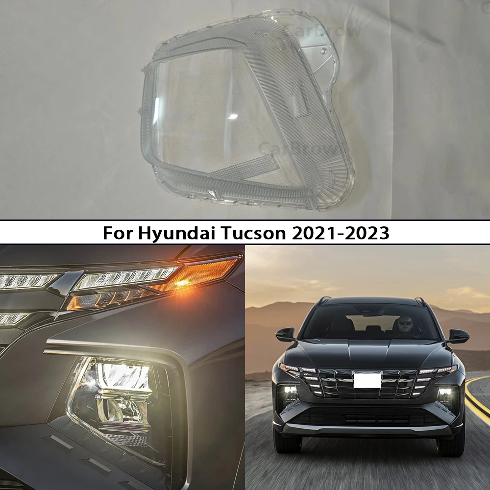 

Автомобильные аксессуары, чехол для фар Hyundai Tucson (Overseas) 2021-2023, корпус фары, прозрачный абажур, линза из плексигласа