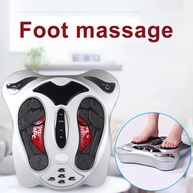 Foot Massager Electric Far Infrared Heat Electromagnetic Points Reflexology Feet Massage Machine Physiotherapy Instrument