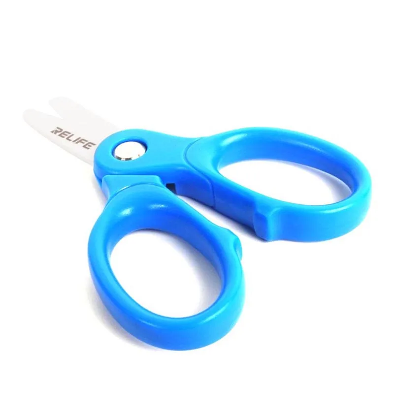 Relife RL-102A Insulated Ceramic Scissors iPhone 15 14 12 11 Battery Maintenance Cut Battery Cable Wire Cutting Repair Tool