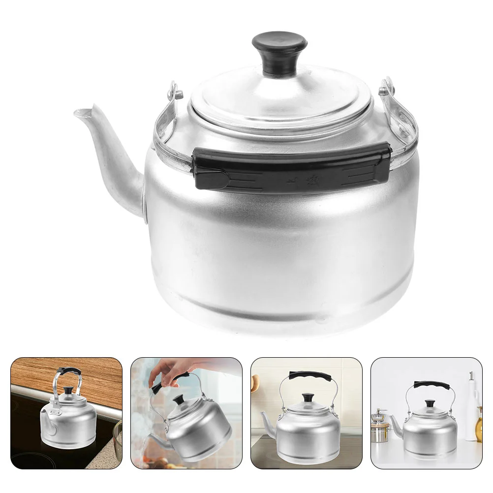 

Aluminum Kettle Tea Kitchen Water Handheld Coffee Pod Maker Stove Handle Stovetop Household Convenient Pot