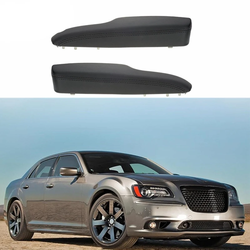 Left Front Arm Rest Door Trim Cover 1WK36DX9AB For Dodge Charger Chrysler 300 2011-2023 Inner Door PU Panel 1WK36DX9AA Parts