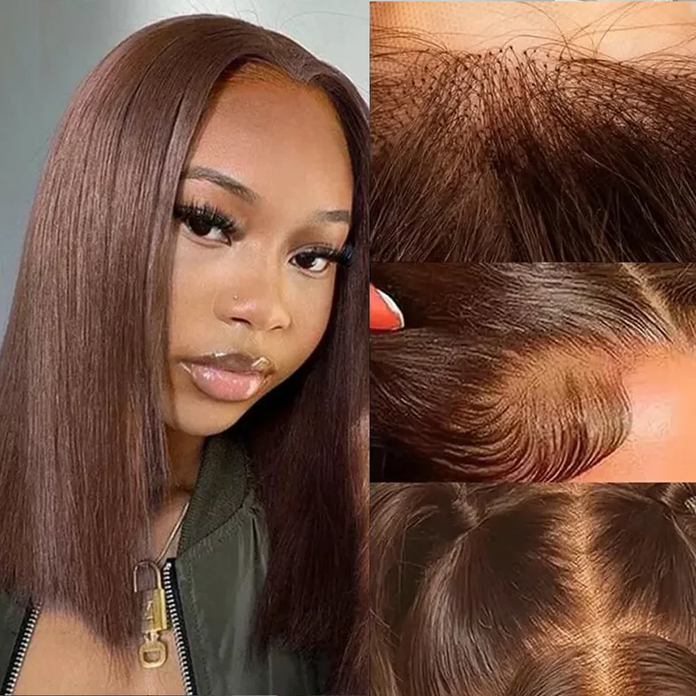 13x4 Lace Front Perücke Schoko – Glueless Wear And Go Human Hair Wig Bewertung und Preis