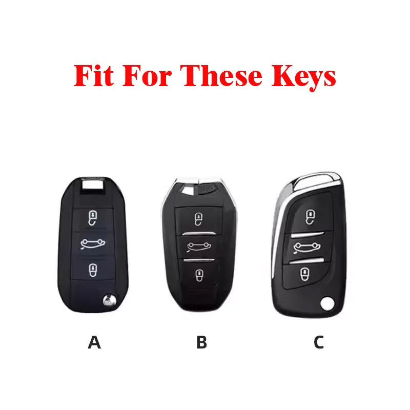 New TPU Car Remote Key Case Cover Shell For Peugeot 2008 3008 4008 5008 308 408 508 Citroen C4 C4L C6 C3-XR Picasso DS3 DS4 DS5