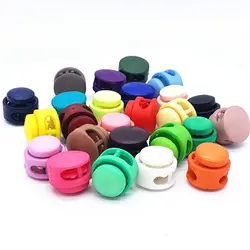 10 Pcs 5mm Plastic Spring Buckle Stopper Hat Elastic Rope Cord Lock Adjustment Lock Clips Buckle DIY Shoelace Clamp Accessoies