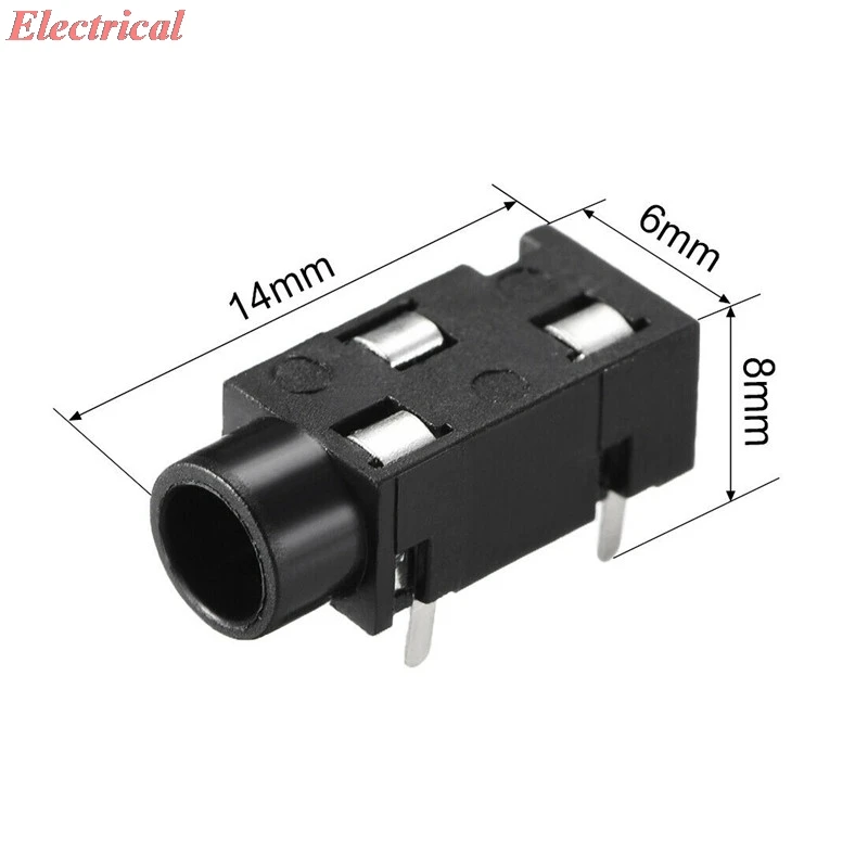 3.5 mm Audio Jack Connector PCB Mount Female Socket 3Pin PJ-320