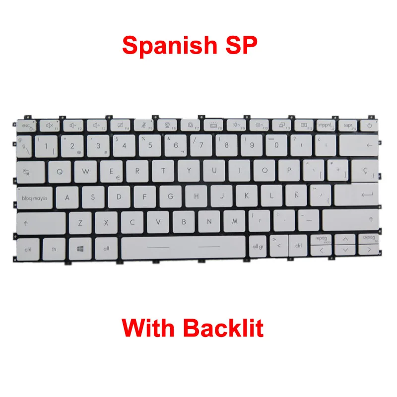 Laptop Backlit Keyboard For MSI V195422AK1 SP S1N-1EES2N1-SA0 V195422BK1 S1N1EES2N1SA0 S1N1EES3G1SA0 Spanish SP Nordic NE