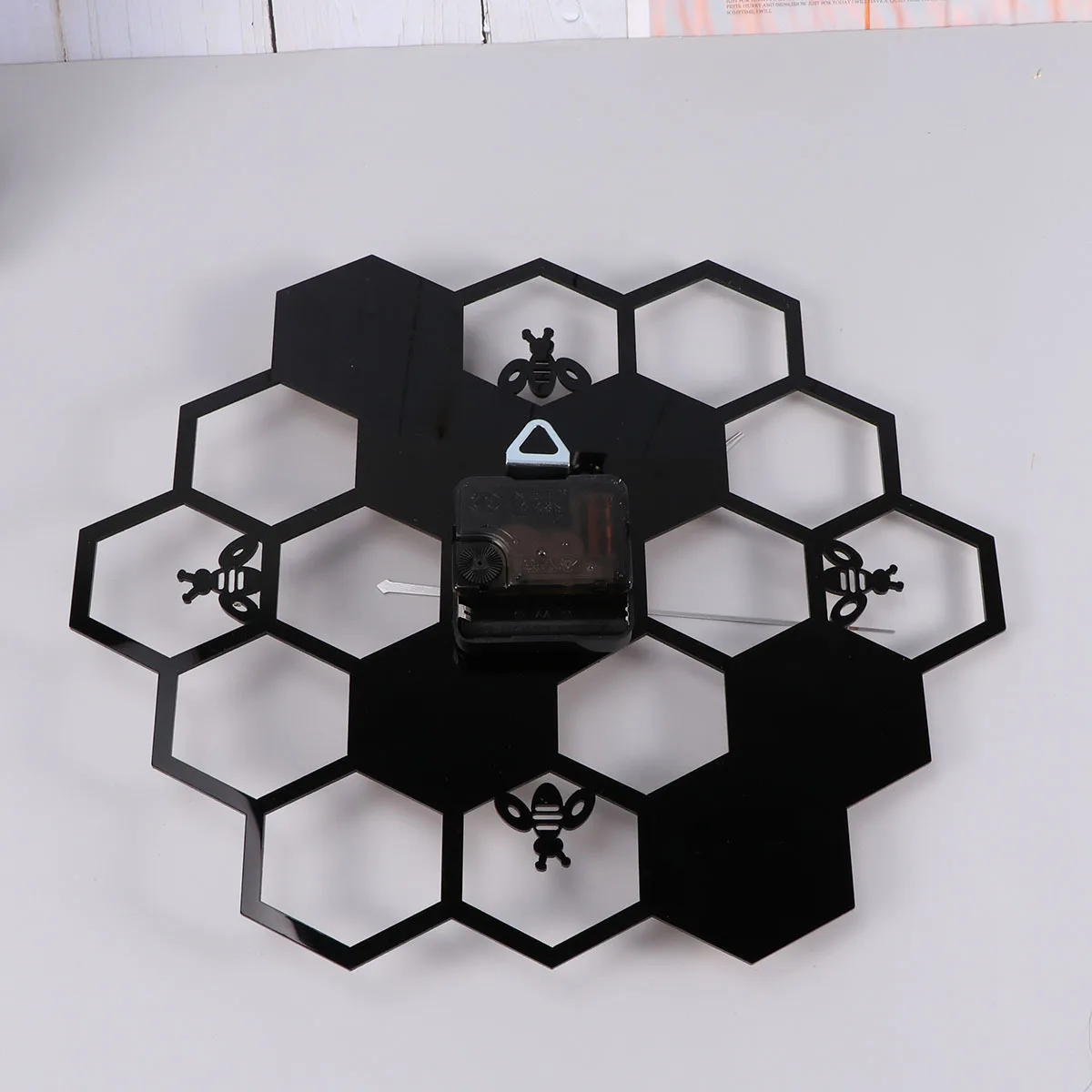 

Creative Beehive Wooden Wall Clock Silent Pointers Material Home Bedroom Living Room Decorative Time Displayer