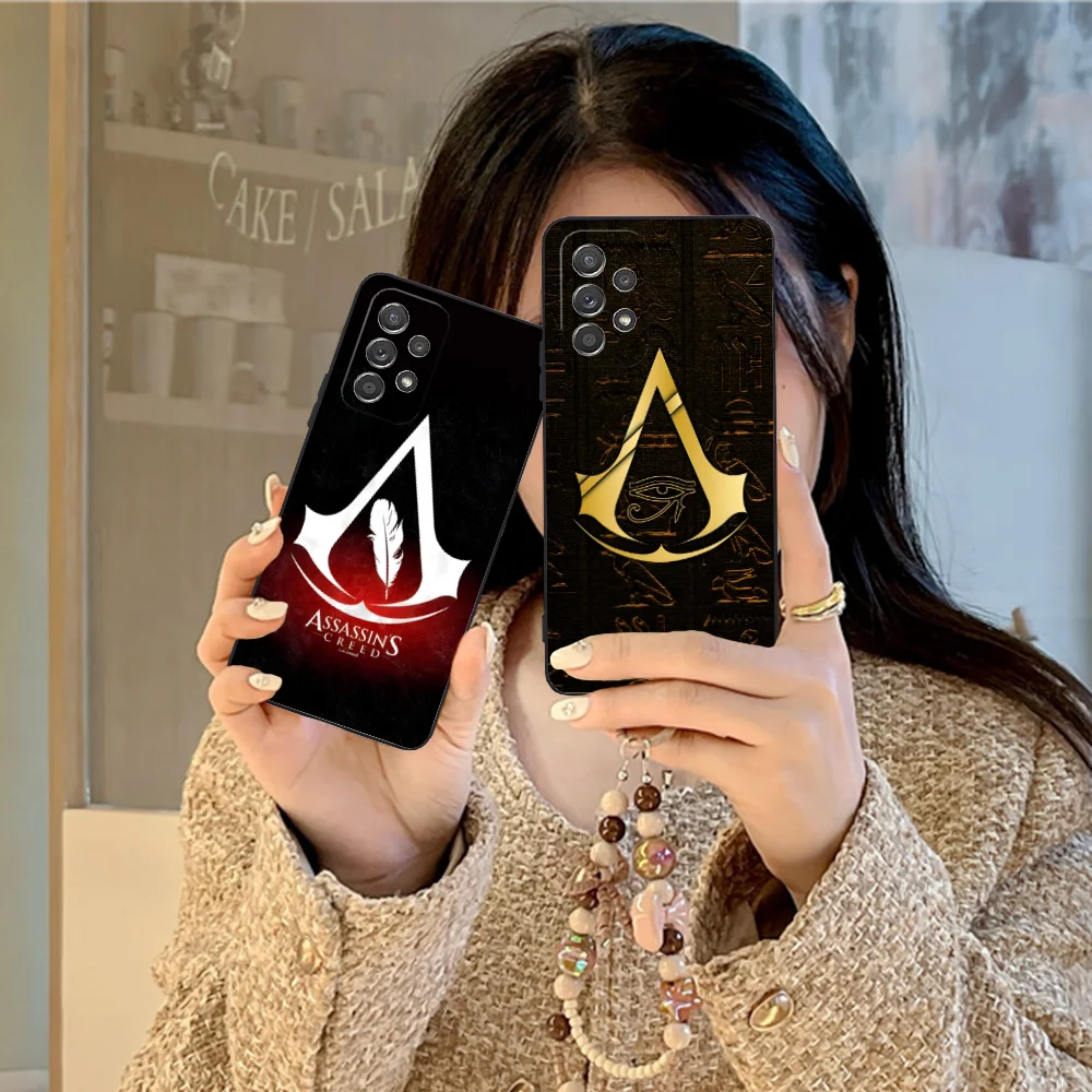 Assassin Mobile Phone Case for Samsung Galaxy A91 73 71 70 54 53 52 34 24 23 21 S 5G Black Cellphones Smartphone Cover