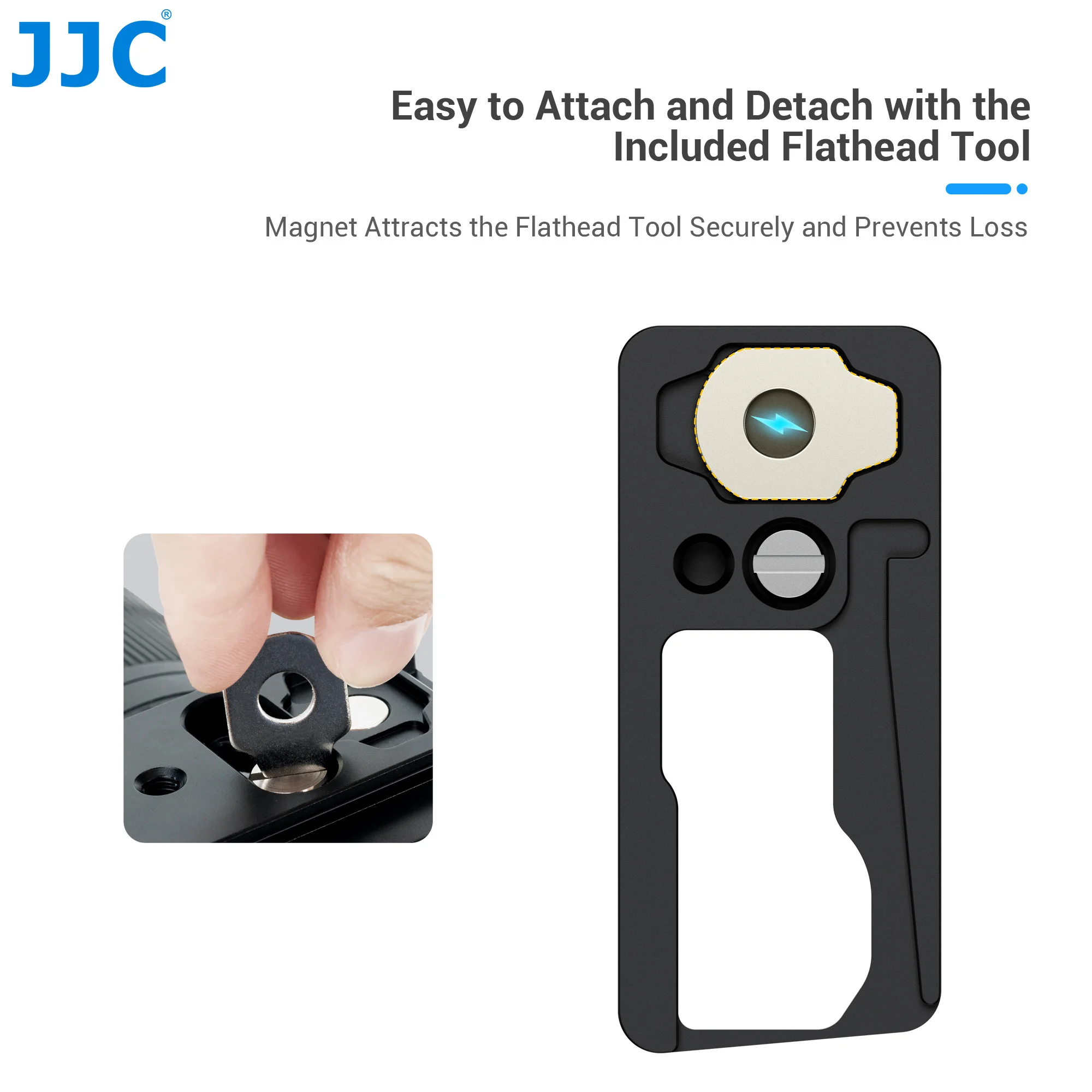 JJC Visor LCD plegable 3X Extensor de cámara Ocular para cámara Sigma BF Compatible con placa tipo Arca-Swiss