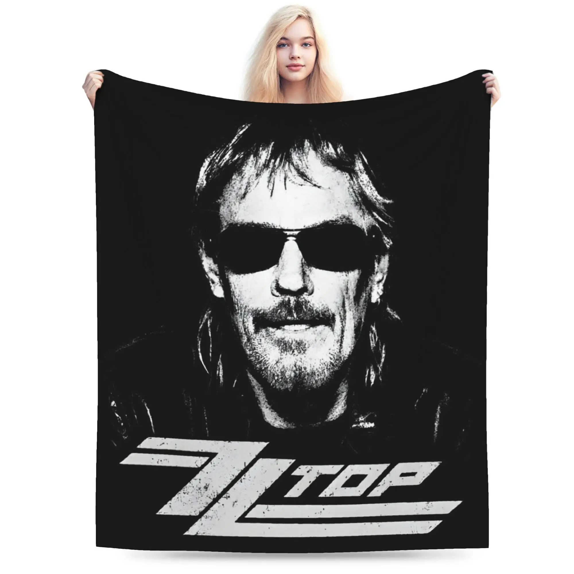 Super Soft RIP Frank Beard Throw Blanket Premium Fleece Flannel Lightweight  Bed Blanket Cozy Plush Bedspread All Season Use
