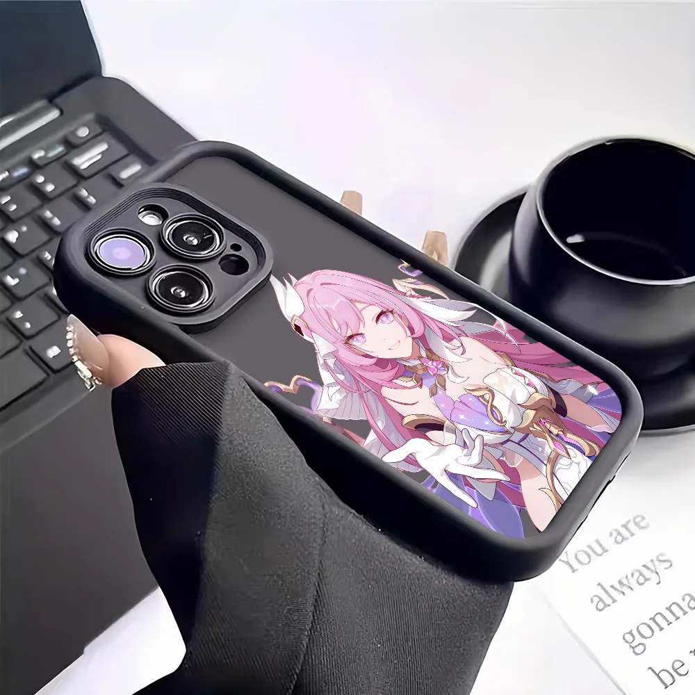 Juego Houkai 3rd Elysia funda de teléfono FUNDA para IPhone 17 16 15 14 13 12 11 MINI Plus Pro Max funda trasera suave de TPU