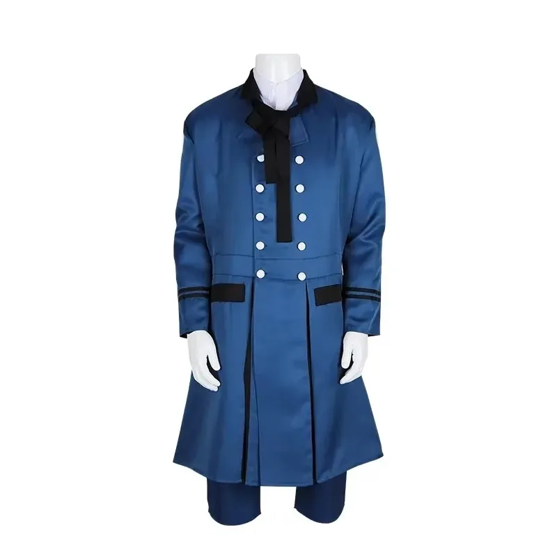 Black Butler Kuroshitsuji Ciel Phantomhive Cosplay Costume Emboitement Sebasti Kuroshitsuji Aristocrat Cosplay Costume and Wigs