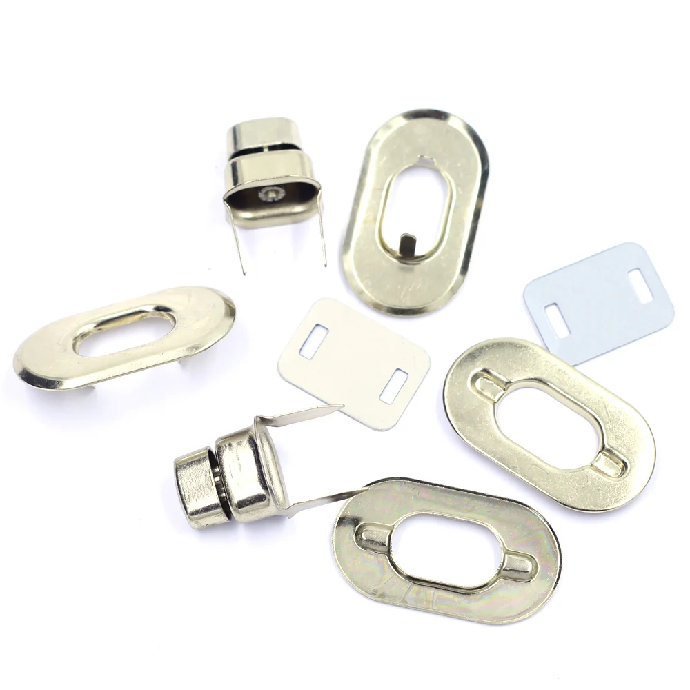 Gold Tone Ovale Twist Turn Lock Gespen Gesp Voor Tas Handtas Diy Accessoires 37Mm