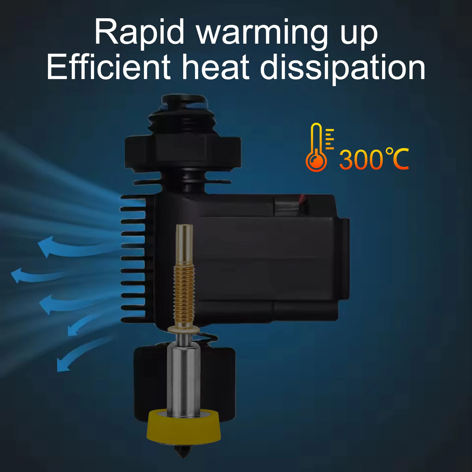 Für REVO Hotend Düse 0,2 0,4 0,6 0,8mm Verbesserte Hochdurchsatzdüsen aus gehärtetem Stahl 3D-Drucker-Teil Abnehmbar – Detail 2
