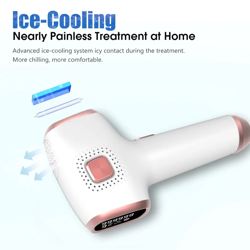 Professionelles IPL schmerzlose Haarentfernung Hautschönheitsgerät Heimgebrauch Therapie Hautverjüngung