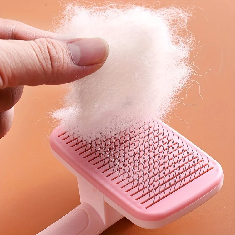 Cat Dog Professional Grooming Brush De-fluffing needle comb cleaning brush long and short hair pet hair removal comb