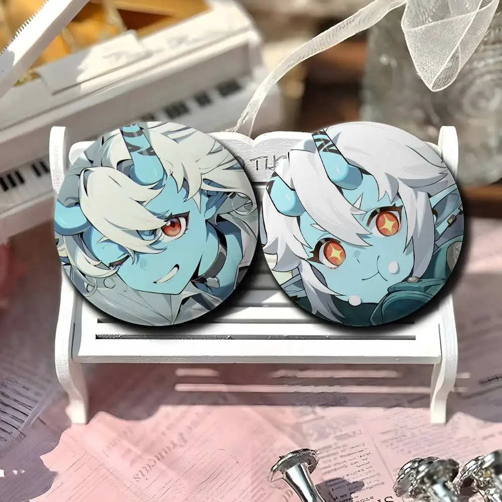 

Soukaku Zenless Zone Cute Badges Round Exquisite Badge Brooches Creative Pins For Clothes Hat Backpack Gift Accessories