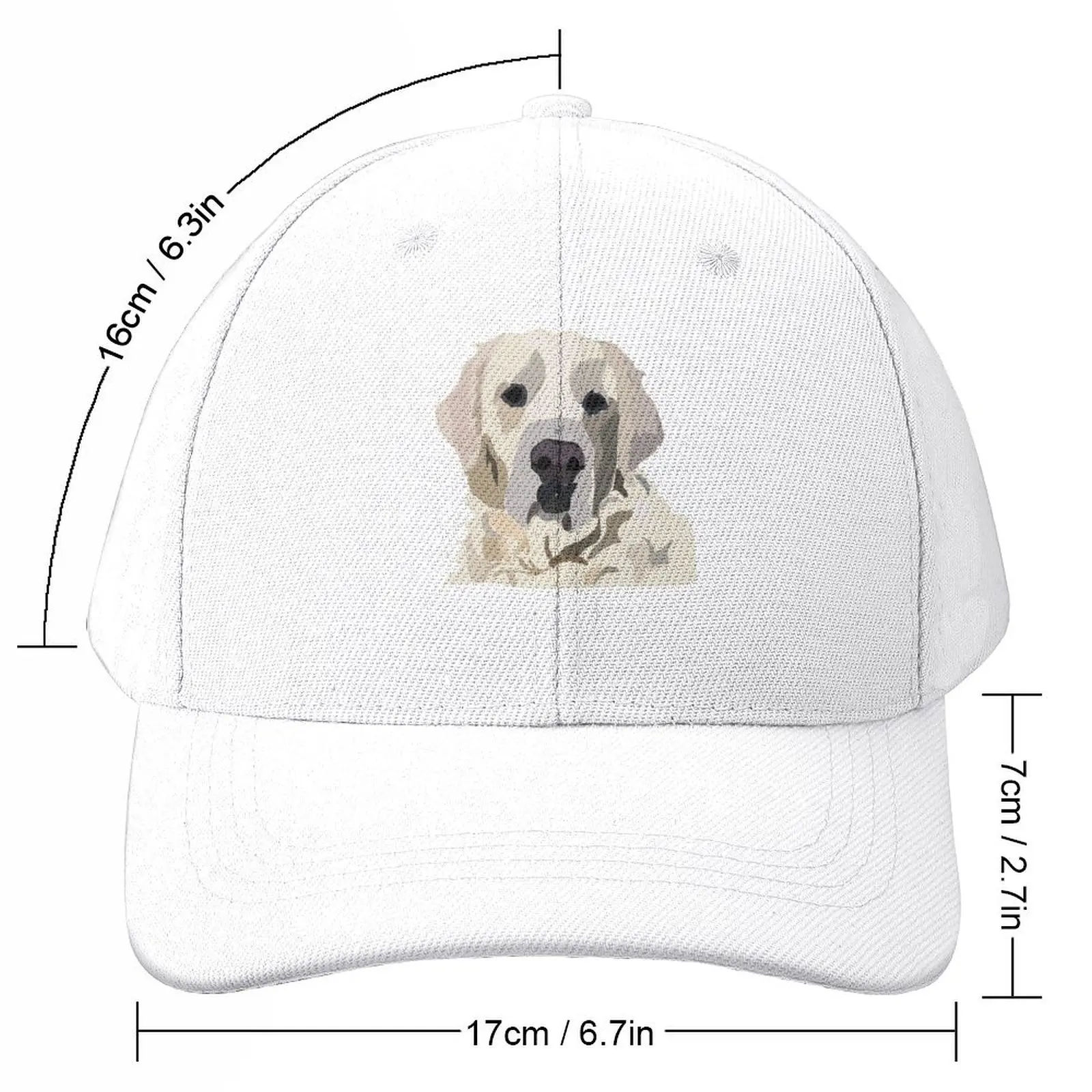 English Cream Golden Retriever Baseball Cap Uv Protection Solar Hat Dropshipping Men's Caps Women's