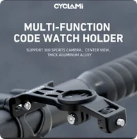 Soporte giratorio para ordenador de bicicleta CYCLAMI 360 para Go Pro 8-13 Insta360 X5/X4/X2 X3/GO 3S/Ace Pro 2/ace/DJI accesorios de cámara