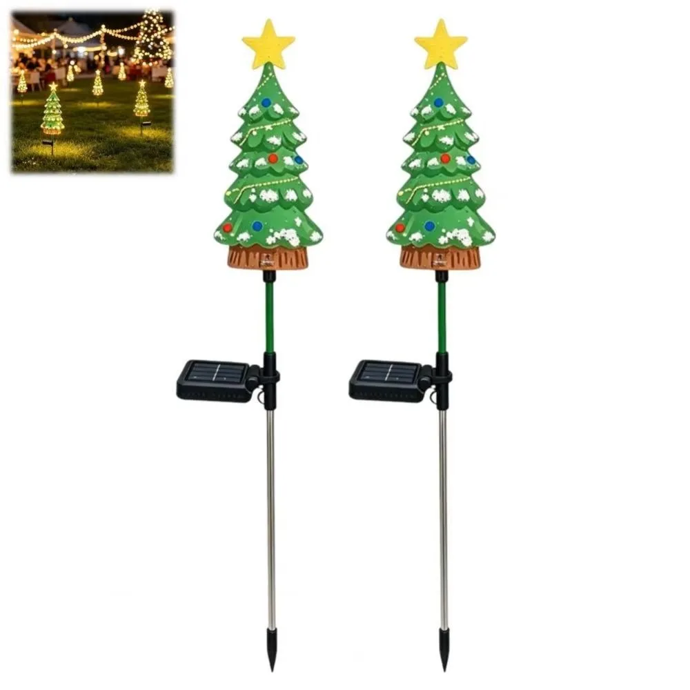 Waterproof Solar Christmas Tree Lights Weatherproof Solar Powered Solar Powered Lights Energy Efficient Led