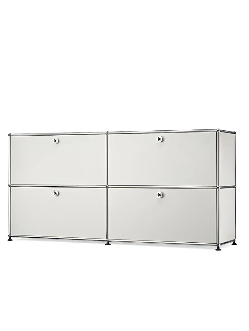 Interior Living Room Bedroom Stainless Steel Modular Storage Jewelry Cabinet Medieval Bedside Table Dining Room Side Cabinet