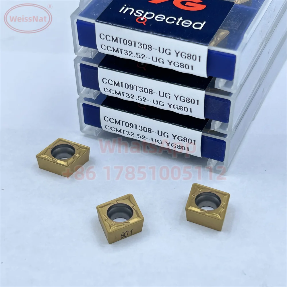 YG-1 CCMT060204 CCMT060208 CCMT120408 CCMT09T304 CCMT09T308 CCMT060204-UF YG801 YG3020 YG3030 Carbide Insert CCMT Inserts