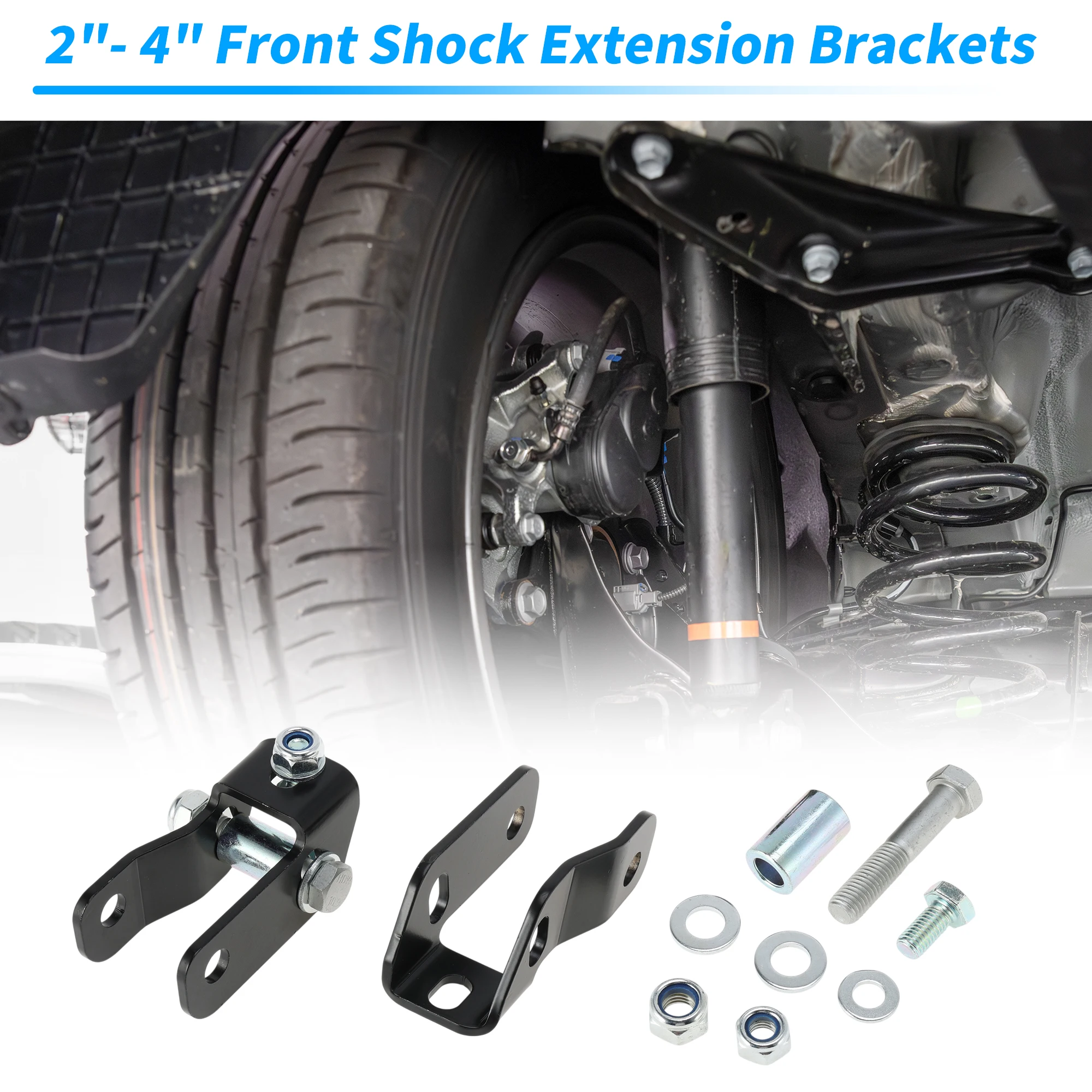 

Удлинители передних амортизаторов UXCELL 2–4 дюйма для Chevrolet для GMC K1500 K2500 4WD 1988-1998 гг.