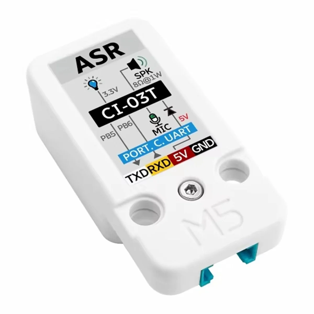 

ASR Unit Integrated AI Автономный блок распознавания речи Голосовой модуль (CI-03T) UART Связь
