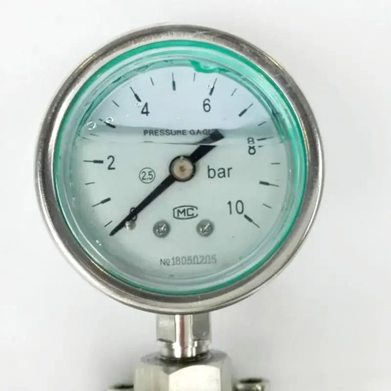 2025 الهواء النفط المياه Mpa الحجاب الحاجز ختم بوردون أنبوب 300 بار قياس الضغط السعر