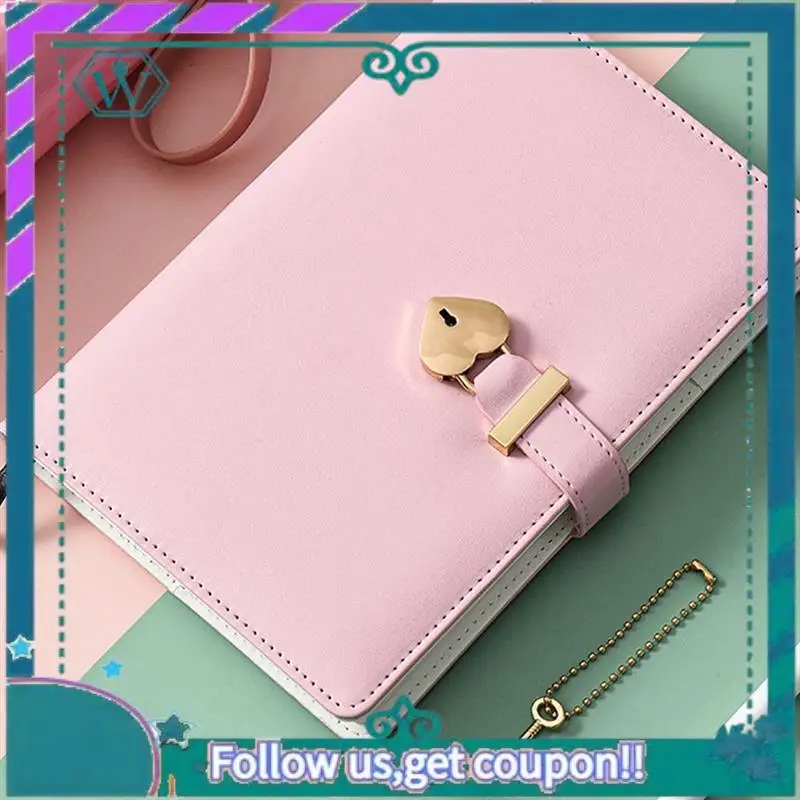 Libro con password con lucchetto Ragazza carina Love Lock Diario Regalo di compleanno per ragazza (rosa, 1 set)