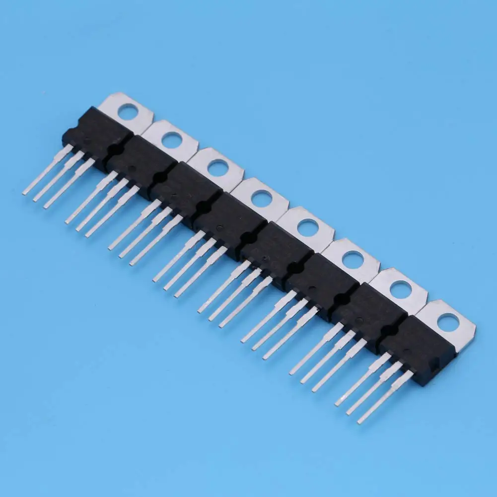 40Pcs 8 Types 7805 7809 7812 7815 7905 7912 7915 LM317 Transistor Assortment Kit Set-A86G