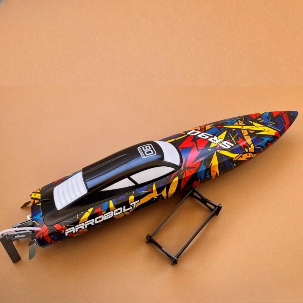 เรือบังคับวิทยุ 90 ซม. ความเร็ว 70 กม./ชม. มอเตอร์ไร้แปรงถ่าน Orlans 79805 SR90 เรือบังคับวิทยุ ตั้งท่าอัตโนมัติ รุ่น RTR ของเล่นเรือบังคับวิทยุ ของขวัญ