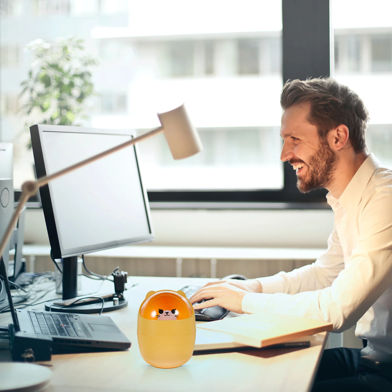 

Mini Trash Can Cute Desktop Garbage Bin Small Waste Basket For Table Cartoon Dustbin Kitchen Bedroom Bathroom Organizer