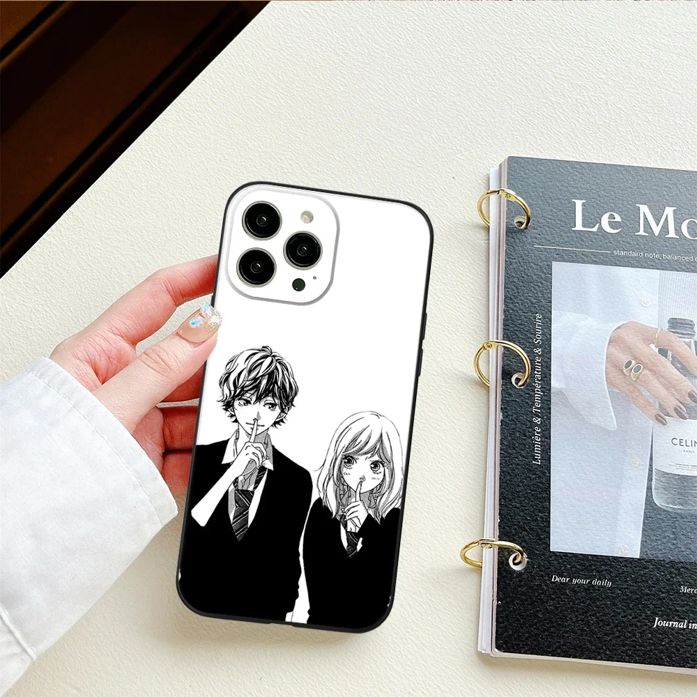 Anime Ao Haru Ride Phone Case for iPhone 14 15 11 12 13 Pro mini pro XS MAX 8 7 14 15 Plus X SE 2020 XR 13 pro max phone case