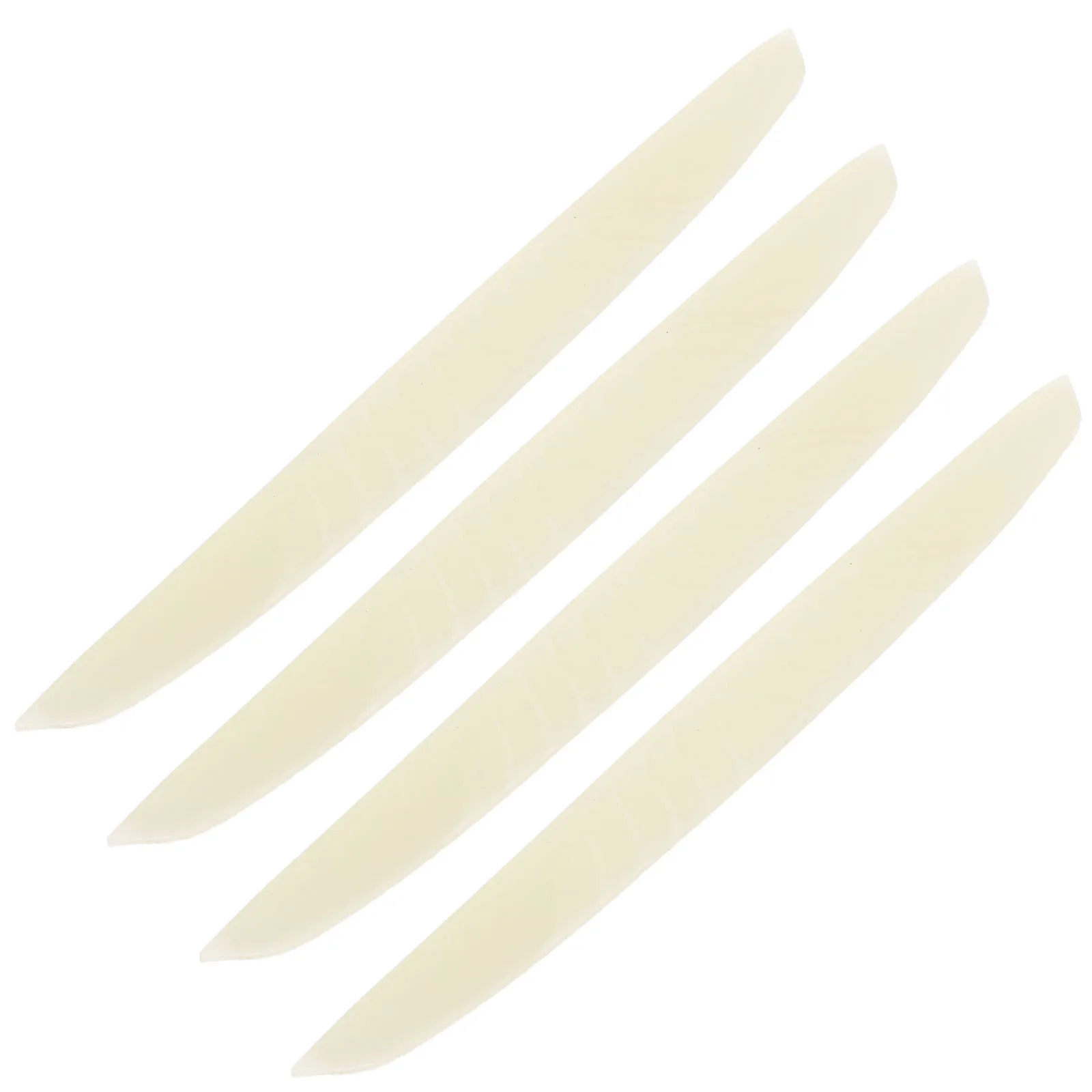 4pcs Car Door Anti-Collision Strip Durable PVC Edge Guard Protective Strips Vehicle Door Ding Scratch Protector