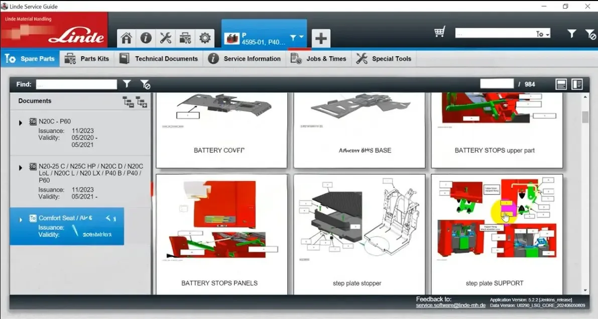 Linde Service Guide 5.2.2 LSG Manuals Update To U0290 [06.2024]