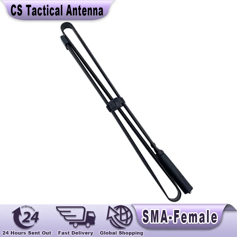 Baofeng Walkie Talkie CS 124CM Tactical Antenna UV-K5 Foldable Aerial SMA-F VHF UHF UV-5R UV-82 UV-S9 Plus UV-9R PLUS UV16 - view 3