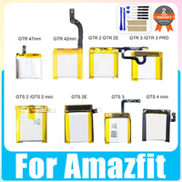 Replacement Battery For AMAZFIT GTS 2 3 4 Mini A2010 A1969 A2021 A2035 GTR 2 2E 3 Pro GTS3 A1918 A1801 A1808 A1811 A1951